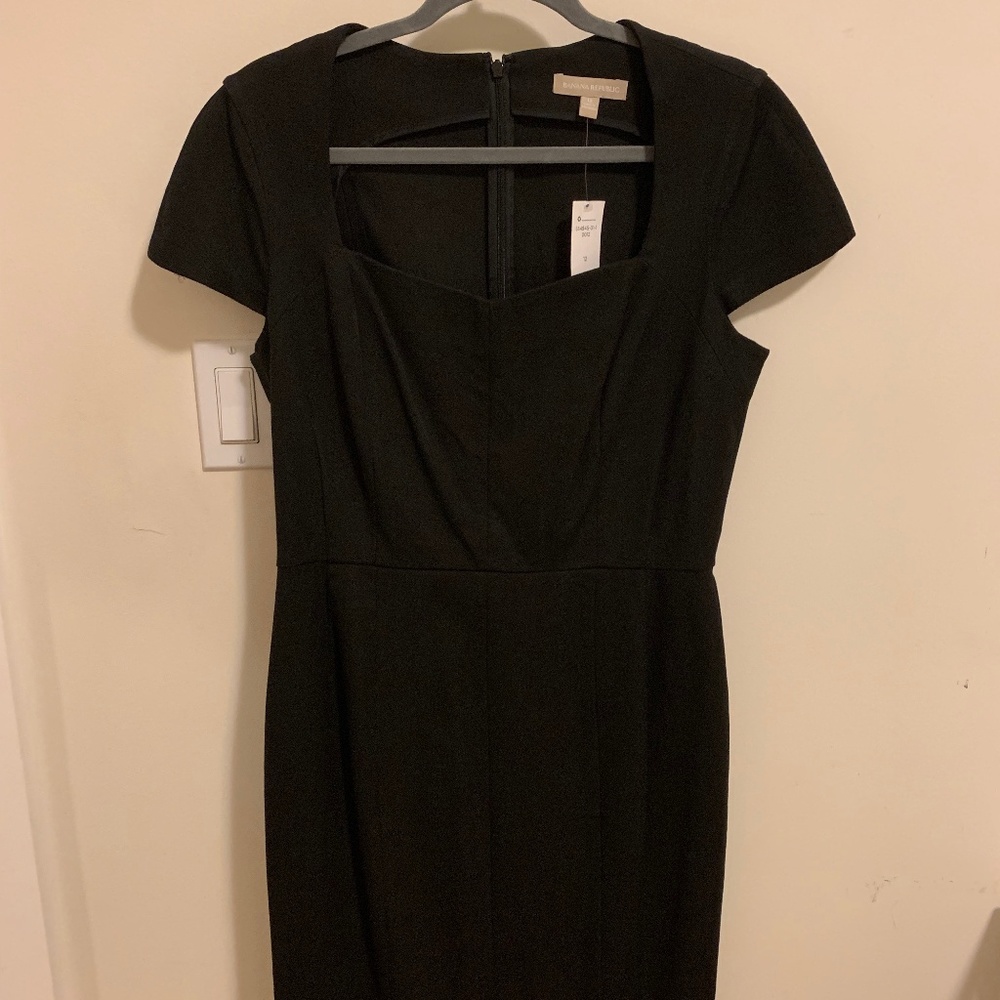 Black Cap Sleeve Dress